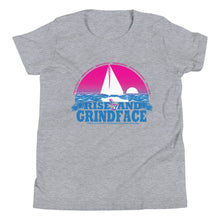 Load image into Gallery viewer, Rise & GrindFace Youth Short Sleeve T-Shirt