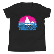 Load image into Gallery viewer, Rise & GrindFace Youth Short Sleeve T-Shirt