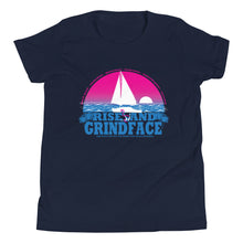Load image into Gallery viewer, Rise & GrindFace Youth Short Sleeve T-Shirt