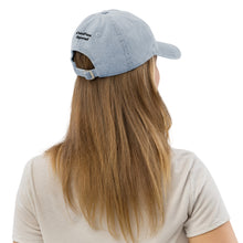 Load image into Gallery viewer, GrindFace!!! White/Blk Denim Hat
