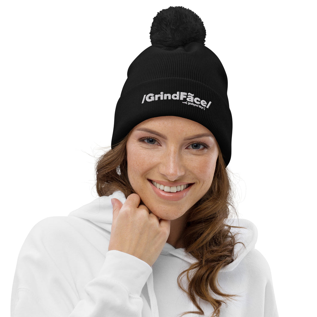 Brand Definition Pom pom beanie