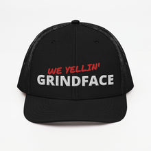 Load image into Gallery viewer, We Yellin&#39; GrindFace Trucker Cap
