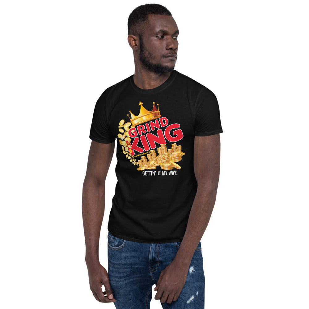 GRIND KING ブラック Tシャツ M Grind King Short-Sleeve Unisex T-Shirt – GrindFace Apparel