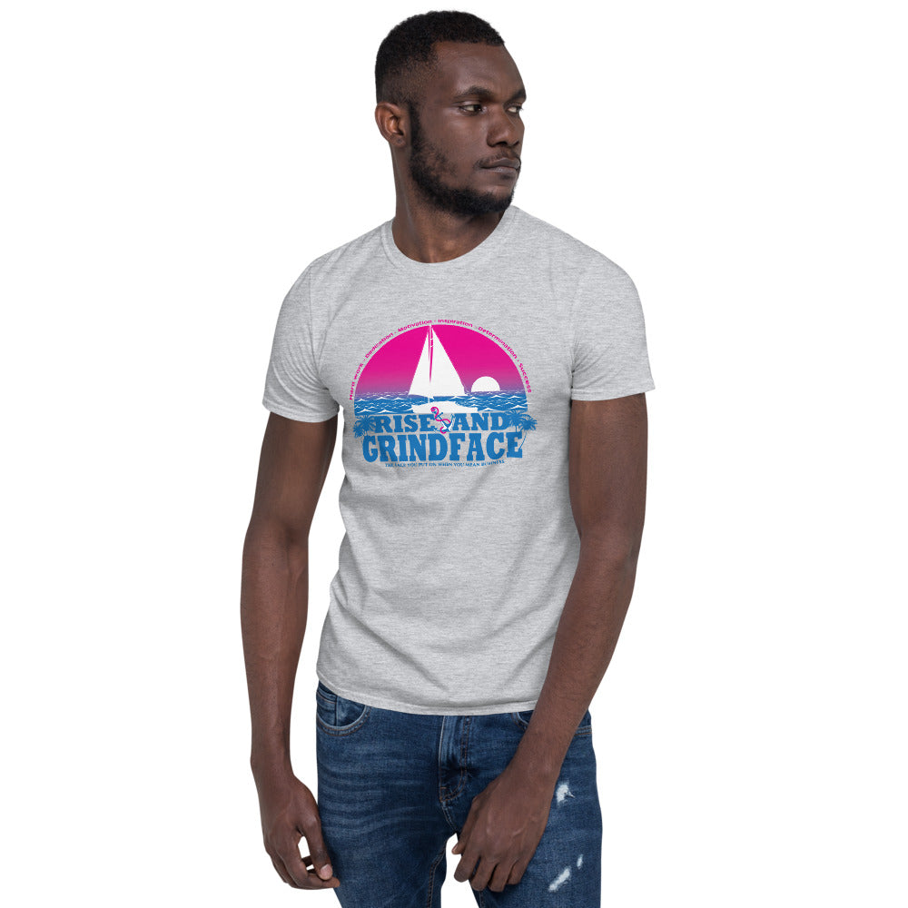 Rise & GrindFace Short-Sleeve Unisex T-Shirt