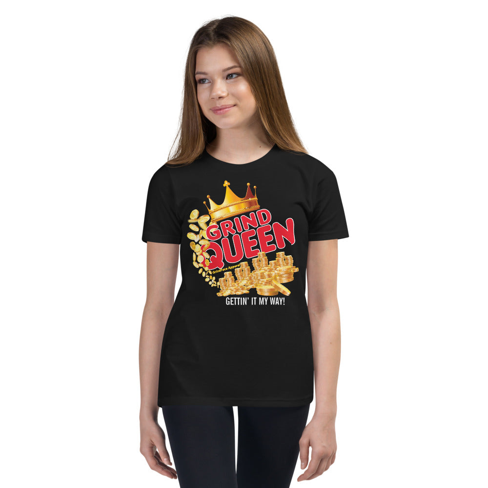Grind Queen Youth Short Sleeve T-Shirt